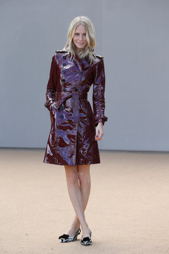 Poppy Delevingne was fittingly dressed in a trench at the Spring Burberry show.
Poppy Delevingne was fittingly dressed in a trench at the Spring Burberry show.