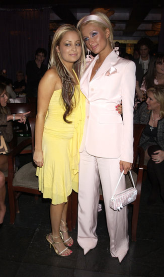 Nicole Richie and Paris Hilton showed up in monochromatic looks for The Simple Life premiere party in December 2003.
Nicole Richie and Paris Hilton showed up in monochromatic looks for The Simple Life premiere party in December 2003.