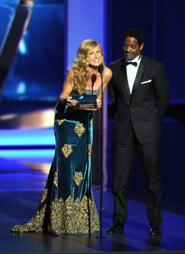 Connie Britton presented an award alongside Blair Underwood.
Connie Britton presented an award alongside Blair Underwood.