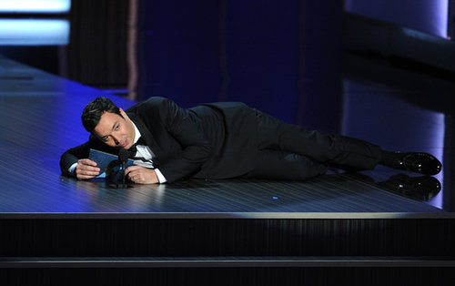 Jimmy Fallon had some microphone issues when he presented an Emmy.
Jimmy Fallon had some microphone issues when he presented an Emmy.