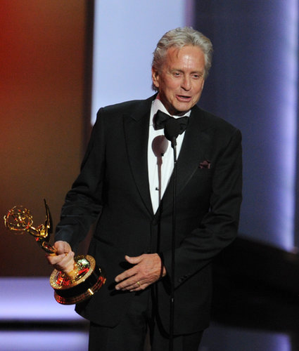 Michael Douglas accepted the award for his role in Behind the Candelabra, thanking his costar Matt Damon.
Michael Douglas accepted the award for his role in Behind the Candelabra, thanking his costar Matt Damon.