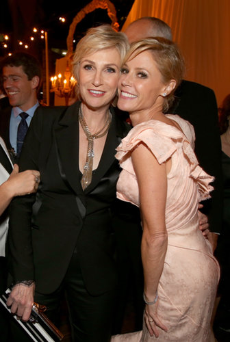 Jane Lynch and Julie Bowen met up at the Fox afterpaty.
Jane Lynch and Julie Bowen met up at the Fox afterpaty.