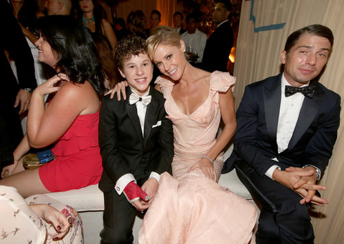 Julie Bowen joined up with Nolan Gould at the Fox afterparty.
Julie Bowen joined up with Nolan Gould at the Fox afterparty.