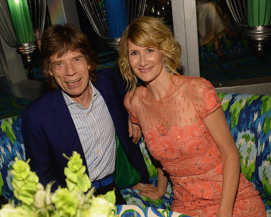 Laura Dern hung out with Mick Jagger at the HBO afterparty.
Laura Dern hung out with Mick Jagger at the HBO afterparty.