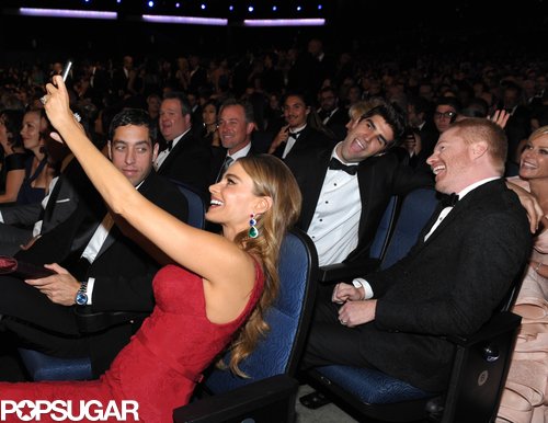 Sofia Vergara took a selfie with her costars.
Sofia Vergara took a selfie with her costars.