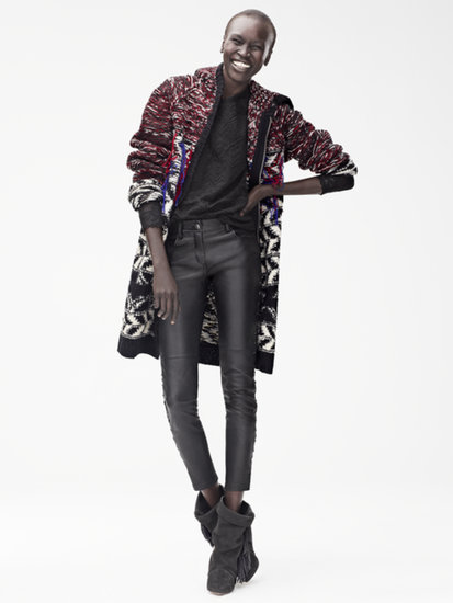 Isabel Marant for H&M
Cardigan ($149), top ($99), leather trousers ($299), leather boots ($299)
Photo courtesy of H&M
Isabel Marant for H&M
Cardigan ($149), top ($99), leather trousers ($299), leather boots ($299)
Photo courtesy of H&M