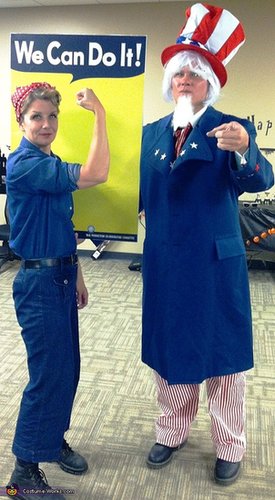Rosie the Riveter and Uncle Sam Rosie the Riveter and Uncle Sam