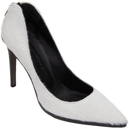 White pumps were all the rage this Summer, and here you're looking at the Fall/Winter version: Helmut Lang's calf hair pumps ($450). They're just so cozy chic, and I especially adore the exposed zipper in the back. I can't wait to wear them with an all-black ensemble to work and on the weekends.
— MN
White pumps were all the rage this Summer, and here you're looking at the Fall/Winter version: Helmut Lang's calf hair pumps ($450). They're just so cozy chic, and I especially adore the exposed zipper in the back. I can't wait to wear them with an all-black ensemble to work and on the weekends.
— MN