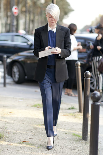 Kate Lanphear suited up.
Kate Lanphear suited up.