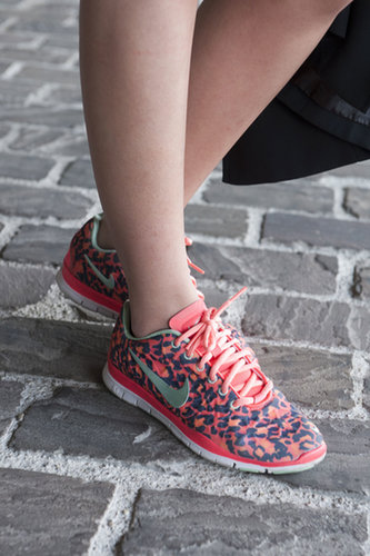 Well, if you're going to wear Nikes to Fashion Week, they'd better look like this.
Well, if you're going to wear Nikes to Fashion Week, they'd better look like this.