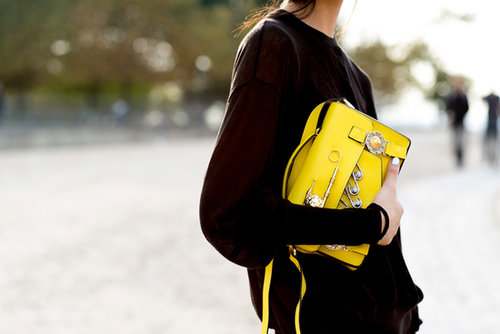 A punchy Versace bag.
A punchy Versace bag.