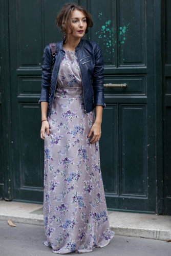 Boho-meets-biker chick.
Boho-meets-biker chick.