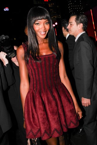 Naomi Campbell arrived for The Peninsula New York's anniversary bash in an autumnal burgundy design.
Naomi Campbell arrived for The Peninsula New York's anniversary bash in an autumnal burgundy design.