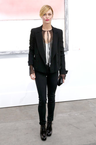 Vanessa Paradis was no surprise to be seen in Chanel's front row.
Vanessa Paradis was no surprise to be seen in Chanel's front row.