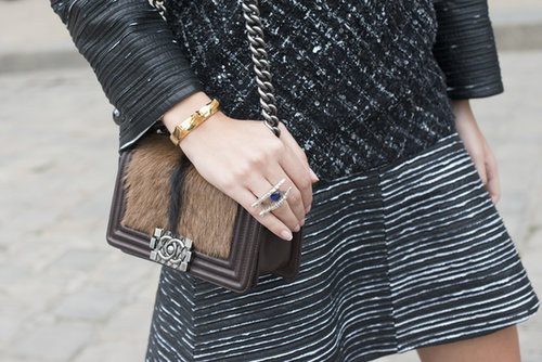 It's all about the texture for this little Chanel.
It's all about the texture for this little Chanel.