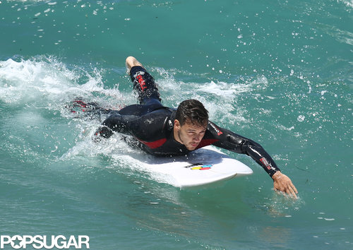 One Direction's Liam and Louis Get In Some Guy Time on the Waves One Direction's Liam and Louis Get In Some Guy Time on the Waves