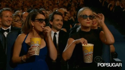 Amy Poehler and Tina Fey mocked Emmys host Neil Patrick Harris at the 2013 Emmy Awards.
Amy Poehler and Tina Fey mocked Emmys host Neil Patrick Harris at the 2013 Emmy Awards.