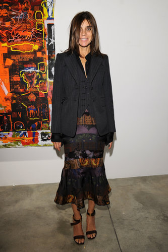 Carine Roitfeld matched the artistic venue at the Cardi Black Box Gallery's opening night of Nicolas Pol's After Modern Vermin Control.
Carine Roitfeld matched the artistic venue at the Cardi Black Box Gallery's opening night of Nicolas Pol's After Modern Vermin Control.