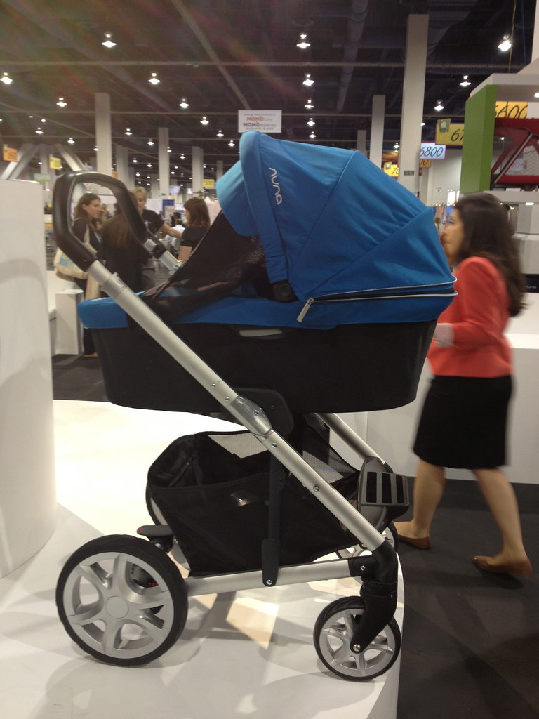 The Nuna Mixx Stroller has air-filled tires and a sturdy footrest to keep kids comfortable. The carry cot is an optional accessory.
