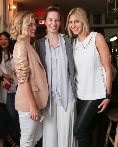 At The Lunchbox Fund's New York dinner, Bianca Duenas, Topaz Page-Green, and Genevieve Bahrenburg made a cool and casual group.
At The Lunchbox Fund's New York dinner, Bianca Duenas, Topaz Page-Green, and Genevieve Bahrenburg made a cool and casual group.