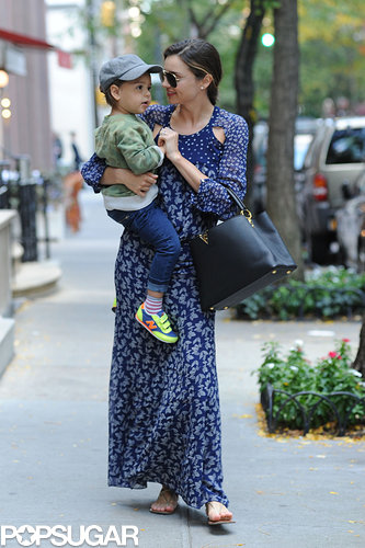 Miranda Kerr snuggled with her son, Flynn Bloom.
Miranda Kerr snuggled with her son, Flynn Bloom.