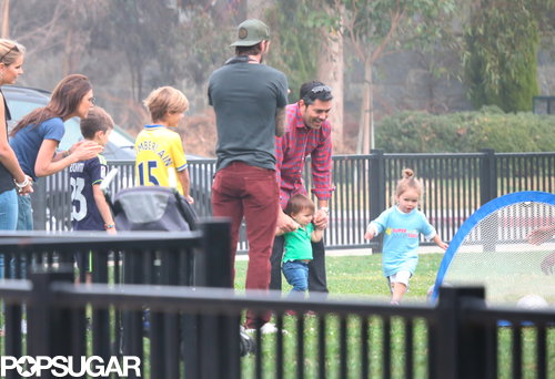 Harper Beckham proved that her dad, David Beckham, isn't the only cute soccer player in the family.
Harper Beckham proved that her dad, David Beckham, isn't the only cute soccer player in the family.