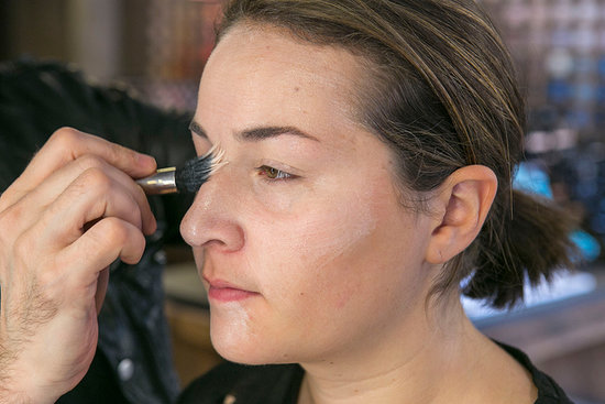 After you've washed your face and prepped your skin with a makeup primer, the next step is to give your healthy complexion a ghostly pallor. To achieve this, Bouchard recommends Face and Body Foundation in White ($35) for the best effect.
After you've washed your face and prepped your skin with a makeup primer, the next step is to give your healthy complexion a ghostly pallor. To achieve this, Bouchard recommends Face and Body Foundation in White ($35) for the best effect.
