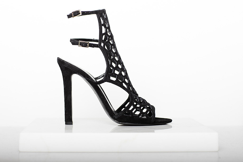 Scandal Suede Sandal Bootie in Black ($895)
Photo courtesy of Tamara Mellon
Scandal Suede Sandal Bootie in Black ($895)
Photo courtesy of Tamara Mellon