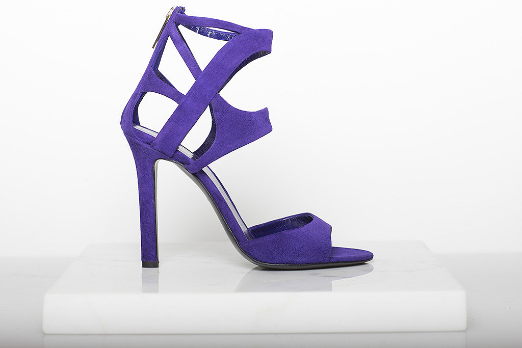 Fatale Suede High Heel Sandal in Purple ($795)
Photo courtesy of Tamara Mellon
Fatale Suede High Heel Sandal in Purple ($795)
Photo courtesy of Tamara Mellon