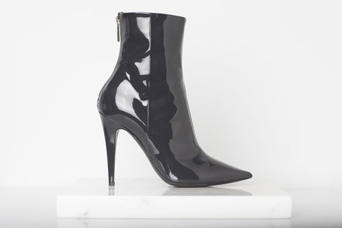 Excess Patent Ankle Boot in Gray ($895)
Photo courtesy of Tamara Mellon
Excess Patent Ankle Boot in Gray ($895)
Photo courtesy of Tamara Mellon