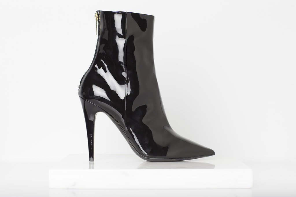 Excess Patent Ankle Boot in Black ($895)
Photo courtesy of Tamara Mellon
Excess Patent Ankle Boot in Black ($895)
Photo courtesy of Tamara Mellon