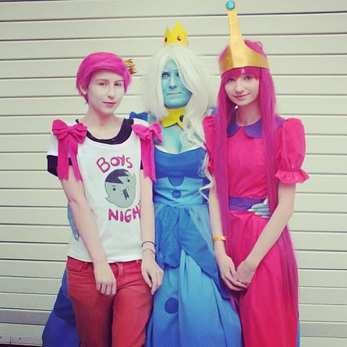 Prince Gumball, Ice Queen, and Princess Bubblegum Prince Gumball, Ice Queen, and Princess Bubblegum