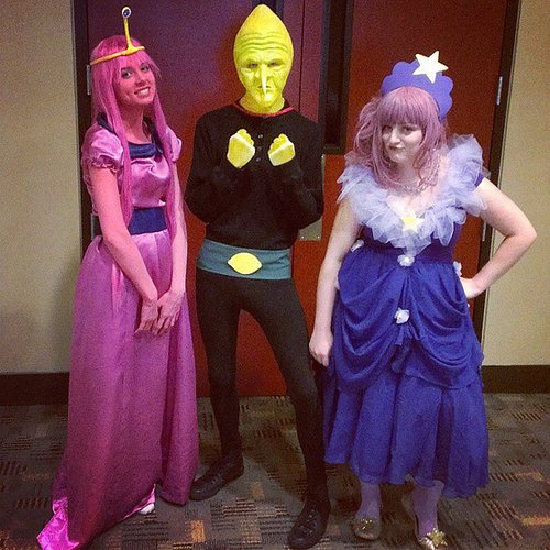Princess Bubblegum, Earl of Lemongrab, and Lumpy Space Princess. Princess Bubblegum, Earl of Lemongrab, and Lumpy Space Princess.