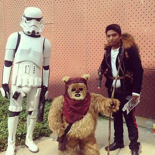 Stormtrooper, Ewok, and Han Solo Stormtrooper, Ewok, and Han Solo