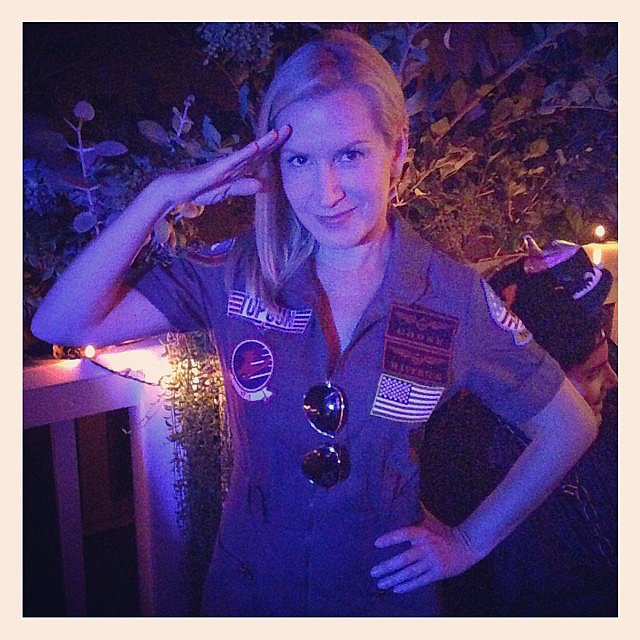 Angela Kinsey channeled Top Gun's Maverick for Halloween.
Source: Instagram user angelakinsey
Angela Kinsey channeled Top Gun's Maverick for Halloween.
Source: Instagram user angelakinsey