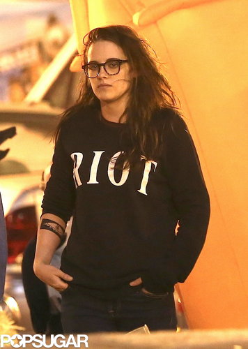 Kristen Stewart Gets Into the Halloween Spirit Kristen Stewart Gets Into the Halloween Spirit
