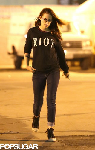 Kristen Stewart Gets Into the Halloween Spirit Kristen Stewart Gets Into the Halloween Spirit