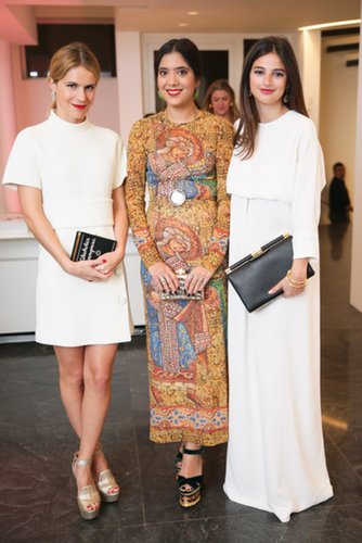 Eugenie Niarchos, Noor Fares, and Natalya Poniatowski joined the stylish partygoers feting amfAR at the Two x Two bash.
Eugenie Niarchos, Noor Fares, and Natalya Poniatowski joined the stylish partygoers feting amfAR at the Two x Two bash.