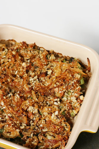 East-Meets-West Green Bean and Mushroom Casserole East-Meets-West Green Bean and Mushroom Casserole