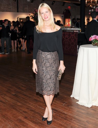 At the Artwalk New York benefit, Misha Nonoo looked lovely in lace.
At the Artwalk New York benefit, Misha Nonoo looked lovely in lace.