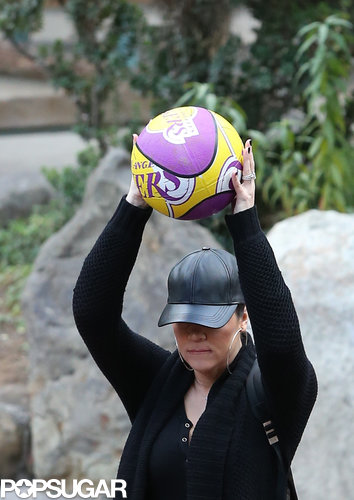Khloé Kardashian got her head in the game.
Khloé Kardashian got her head in the game.