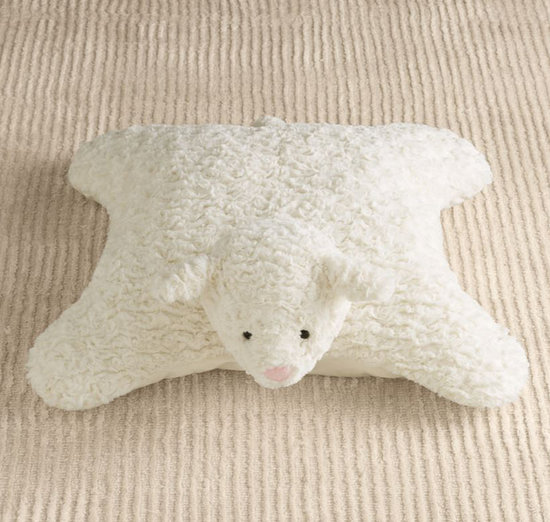 For Infants: Plush Lamb Floor Pillow For Infants: Plush Lamb Floor Pillow