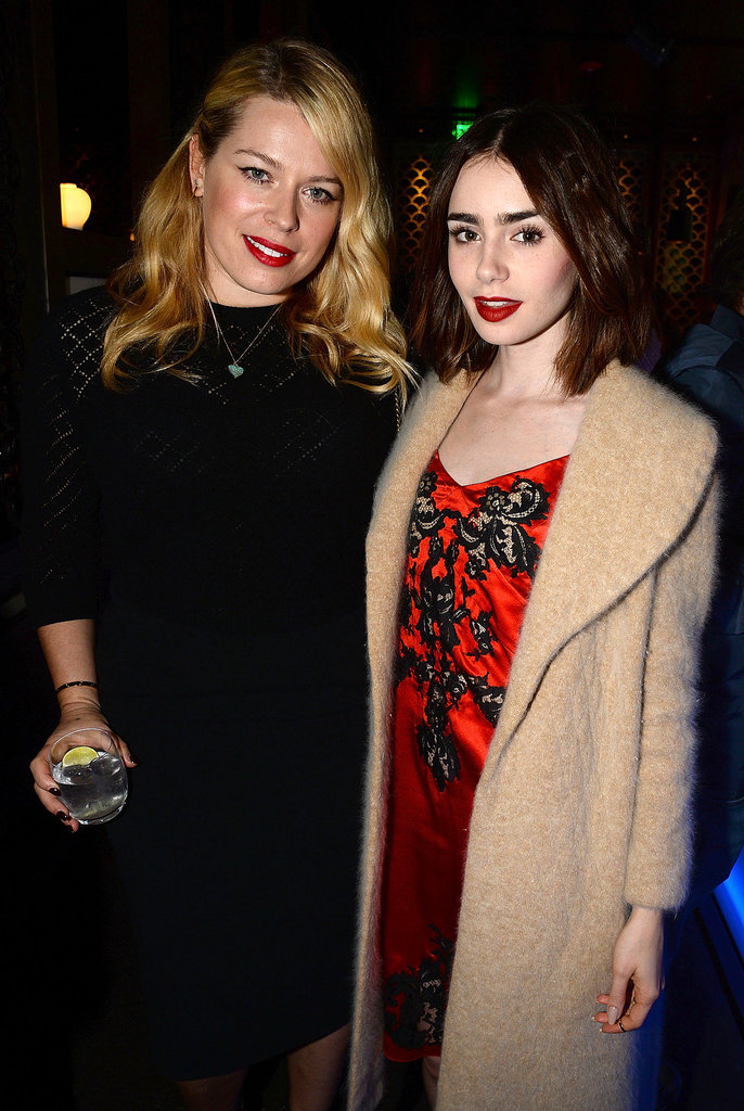 Amanda de Cadenet and Lily Collins came out to celebrate Selena Gomez's Flaunt cover.
Amanda de Cadenet and Lily Collins came out to celebrate Selena Gomez's Flaunt cover.