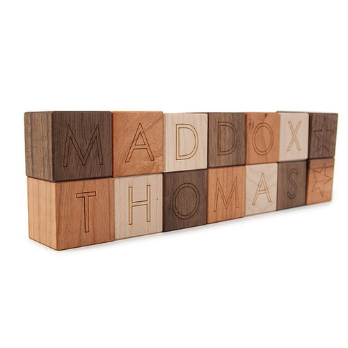 Little Sapling Toys Personalized Blocks Little Sapling Toys Personalized Blocks