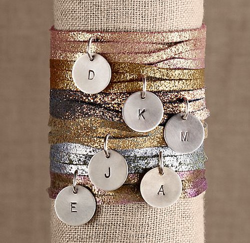 For 8-Year-Olds: RH Baby & Child Petite Leather Personalized Charm Bracelet For 8-Year-Olds: RH Baby & Child Petite Leather Personalized Charm Bracelet