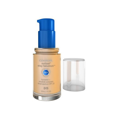 CoverGirl Outlast Stay Fabulous 3-in-1 Foundation ($9) lets you skip primer and concealer steps in your makeup routine. This is a do-it-all product is for the women who want the full coverage.
CoverGirl Outlast Stay Fabulous 3-in-1 Foundation ($9) lets you skip primer and concealer steps in your makeup routine. This is a do-it-all product is for the women who want the full coverage.