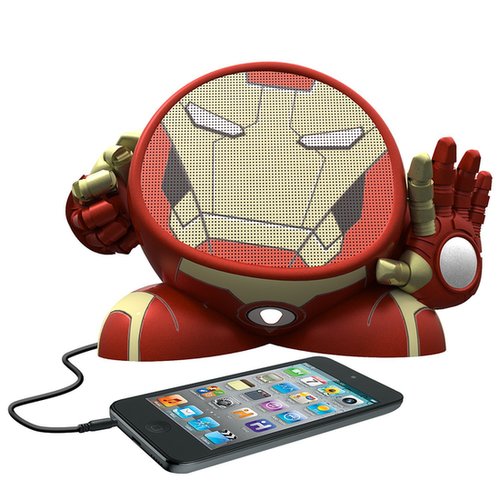 For 9-Year-Olds: eKids Marvel Avengers Iron Man Rechargeable Character Speaker For 9-Year-Olds: eKids Marvel Avengers Iron Man Rechargeable Character Speaker