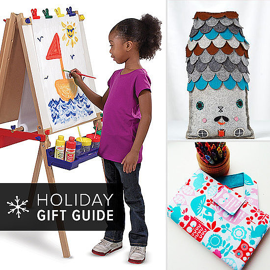 Your little one's works of art cover the fridge — and not because you feel obligated. Turns out he has some serious skills, so much so that you know a pack of crayons and a new coloring book won't make him happy. Get him MOMA-ready with POPSUGAR Moms's roundup of artsy gifts that will harness his creative talent — not to mention help decorate your home!
Your little one's works of art cover the fridge — and not because you feel obligated. Turns out he has some serious skills, so much so that you know a pack of crayons and a new coloring book won't make him happy. Get him MOMA-ready with POPSUGAR Moms's roundup of artsy gifts that will harness his creative talent — not to mention help decorate your home!