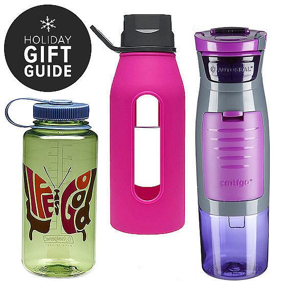 Whether you're perusing presents for a fitness buff, a friend looking to improve her health in 2014, or anyone who loves a good pop of color, click through all these water bottle options, and start checking friends and family off your list.
Whether you're perusing presents for a fitness buff, a friend looking to improve her health in 2014, or anyone who loves a good pop of color, click through all these water bottle options, and start checking friends and family off your list.