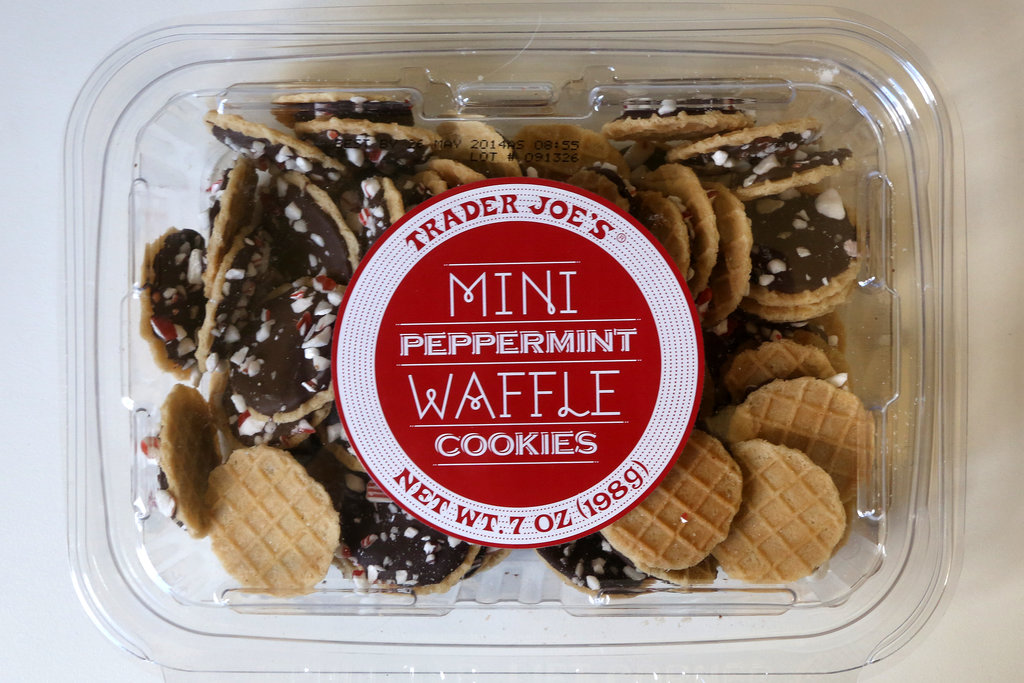 Trader Joe's Mini Peppermint Waffle Cookies Trader Joe's Mini Peppermint Waffle Cookies